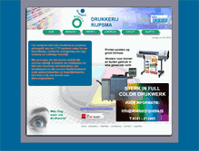 Tablet Screenshot of drukkerijrijpsma.nl